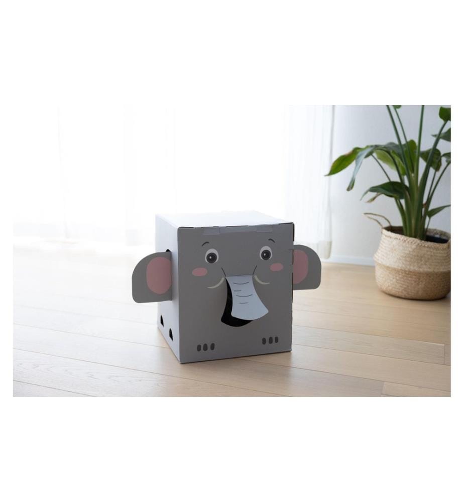 KERBL - Griffoir pour chat éléphant 35 cm x 35 cm x 39 cm