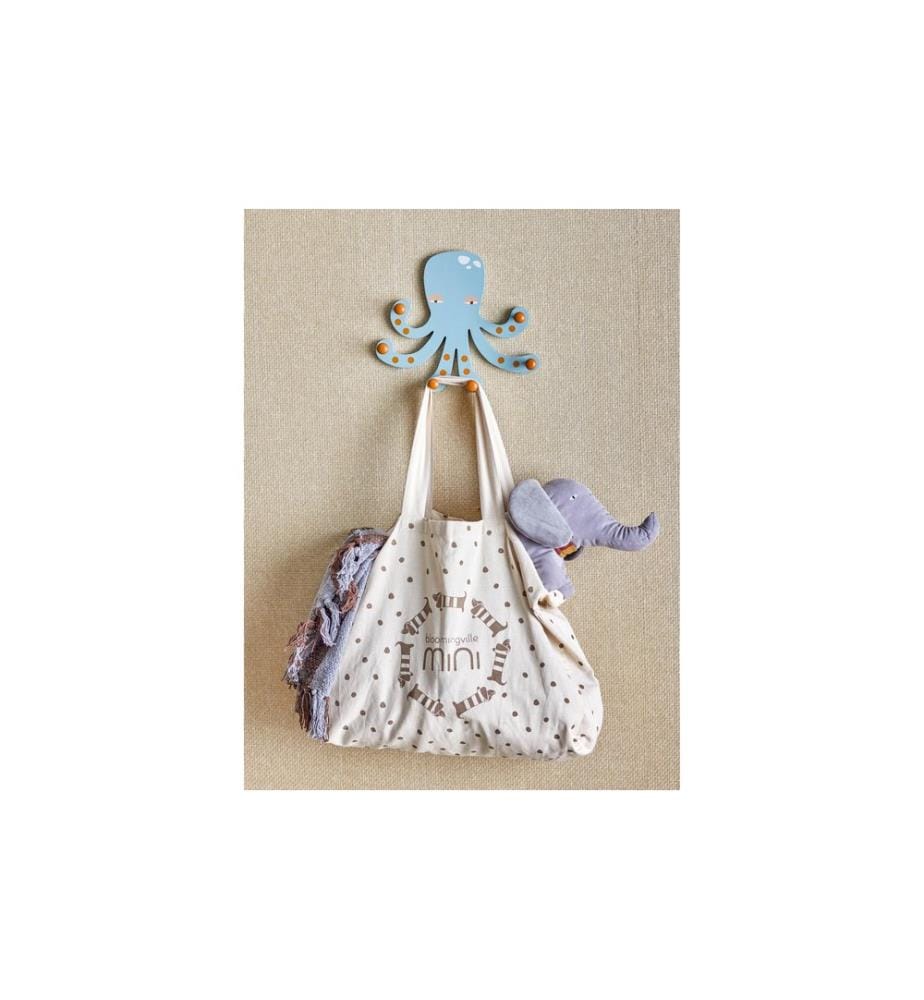 Bloomingville - Garde-robe Oswall 30 x 26 x 6 cm, bleu, MDF