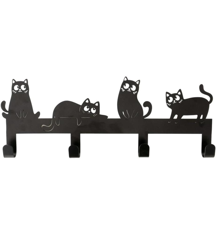 BOLTZE - Garderobenleiste Mollie 43.5 cm x 16.5 cm, Schwarz