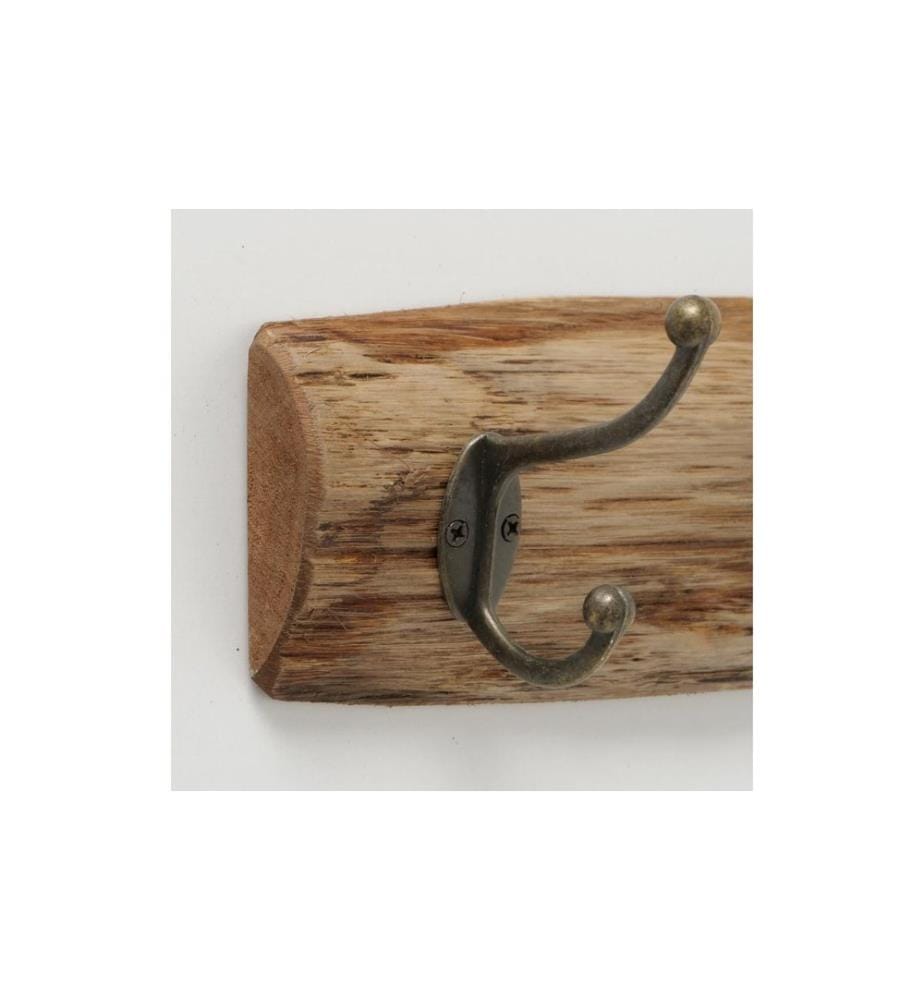 BOLTZE - Wandgarderobe Brando 55 x 10 cm, Braun