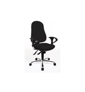 Topstar - Bürostuhl Support Syncro Deluxe, Schwarz