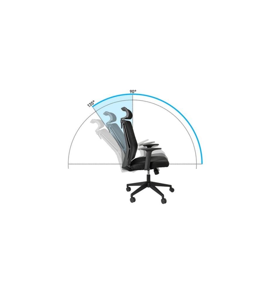 CONTINI - Bürostuhl ErgoFlex Schwarz