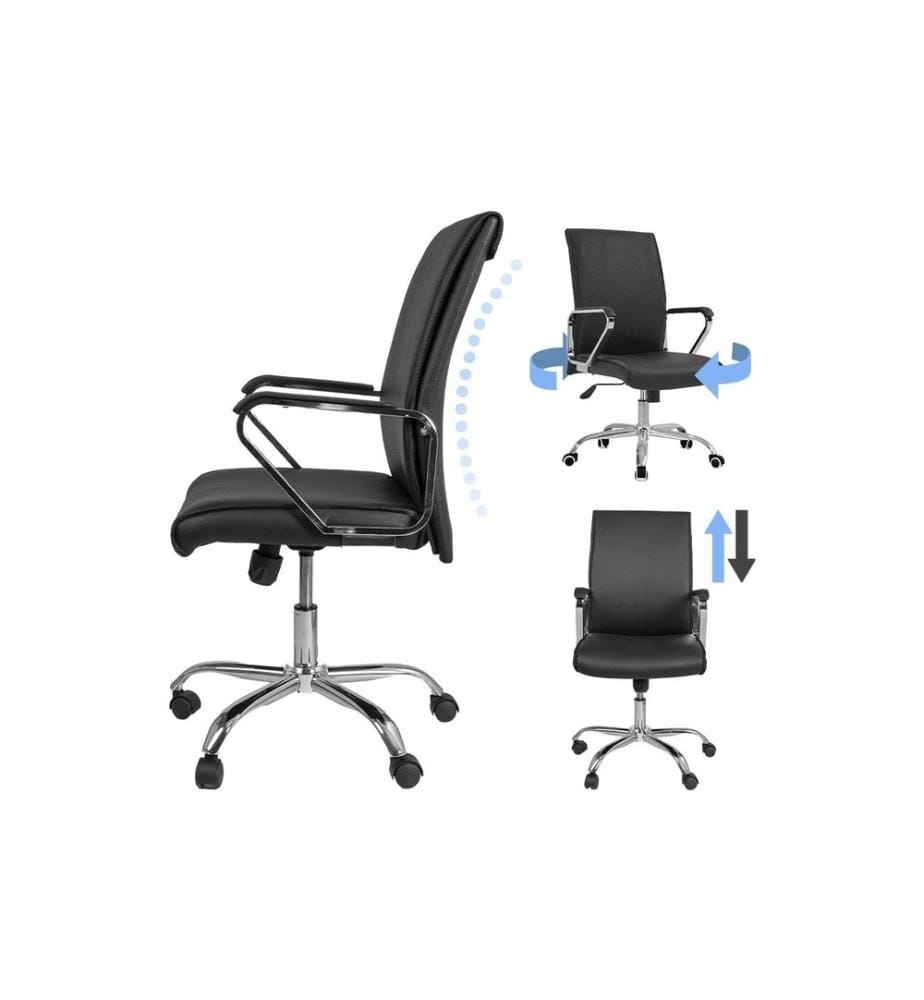CONTINI - Bürostuhl Comfort Schwarz