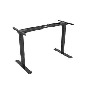 CONTINI - Tischgestell ET225E, Höhe: 645-1300 mm, Schwarz
