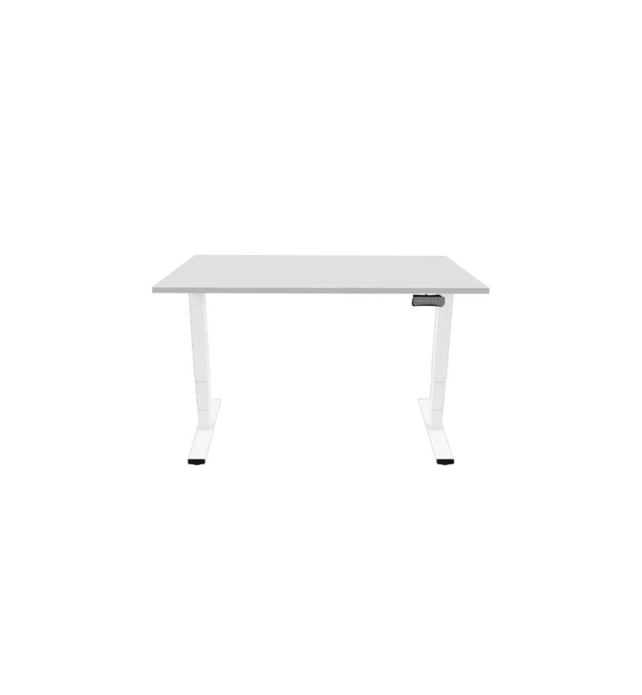 CONTINI - RAL 9016 1.8 x 0.8 m Blanc avec plateau gris