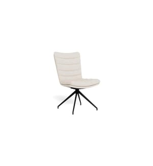 AC Design - Stuhl Grafton Creme/Schwarz, 2 Stück