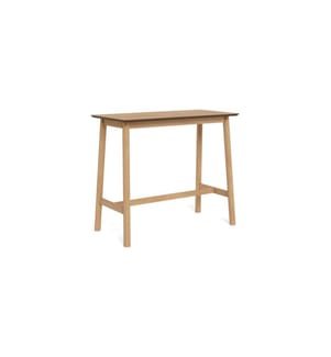 AC Design - Table de bar Barlow Marron, 120 x 60 x 105 cm