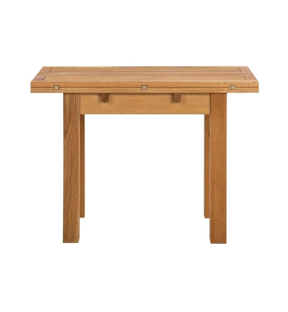 AC Design - Table Kenley Marron, 45/90 x 100 x 75 cm