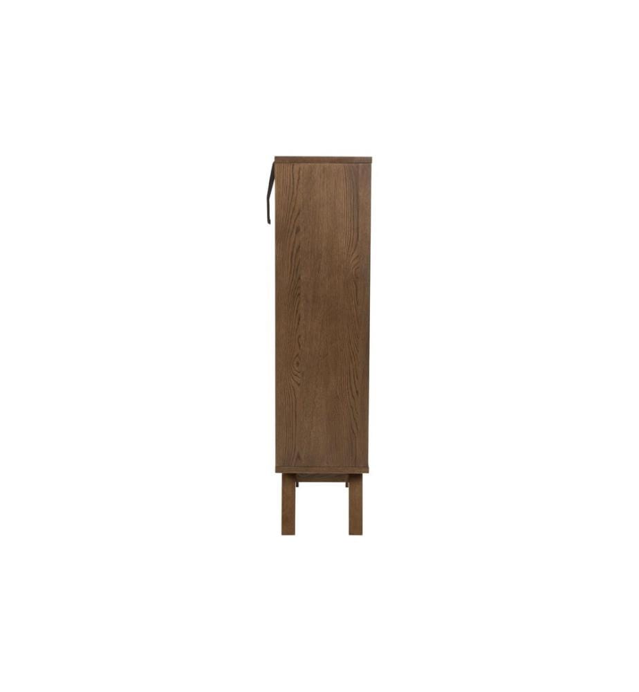 AC Design - Vitrine A-Line Marron foncé72 x 36 x 145 cm