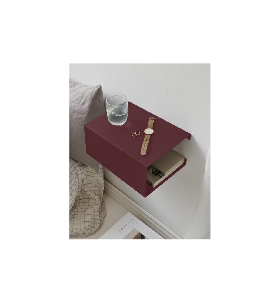 ReCollector - Wandregal BoxShelf, Maroon Red