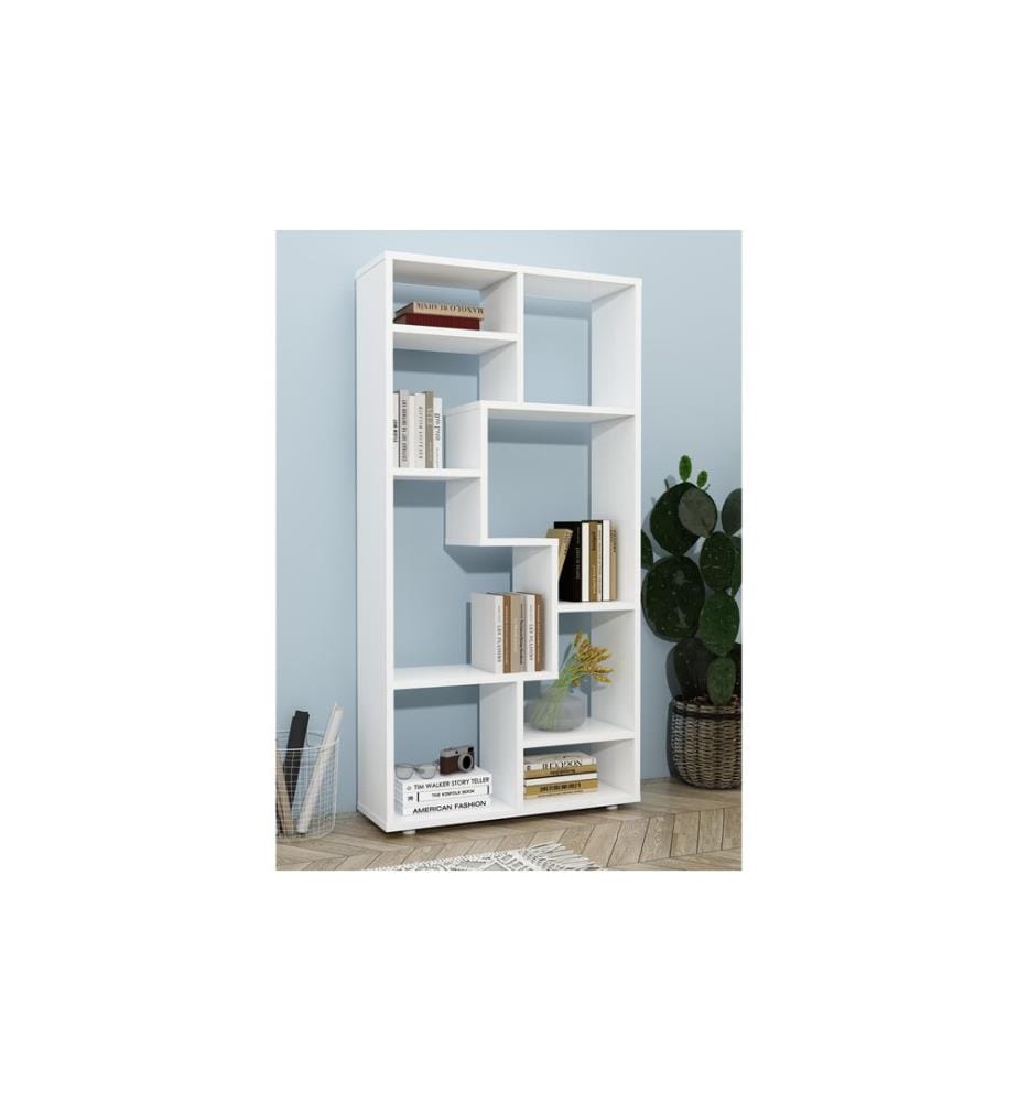 VCM - Regal Lanisa M 58 x 116 cm, Weiss