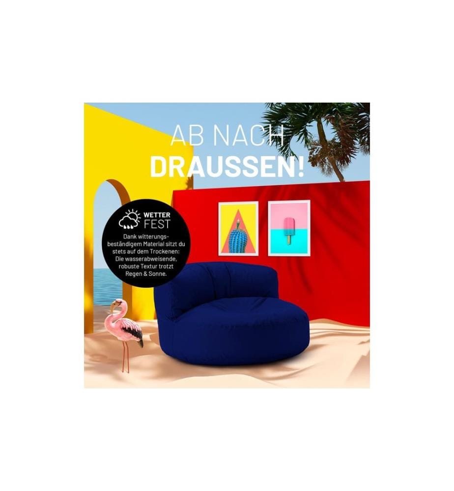 Lumaland - Sitzsack Lounge 30 L, Dunkelblau