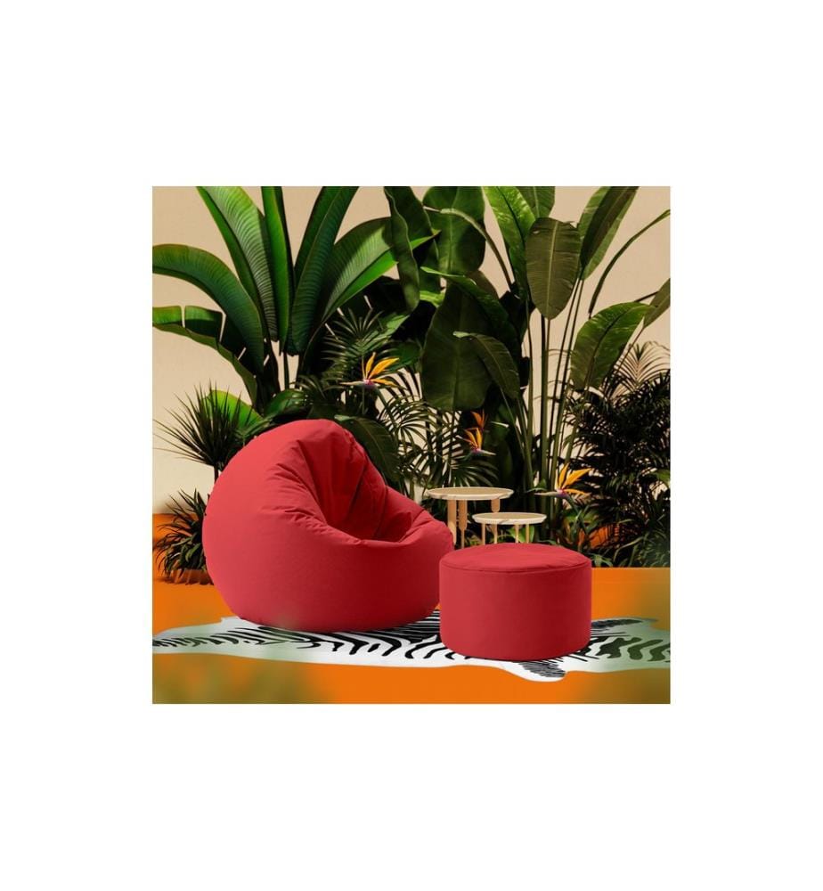 Lumaland - Sitzsack 45 x 25 cm, Rot