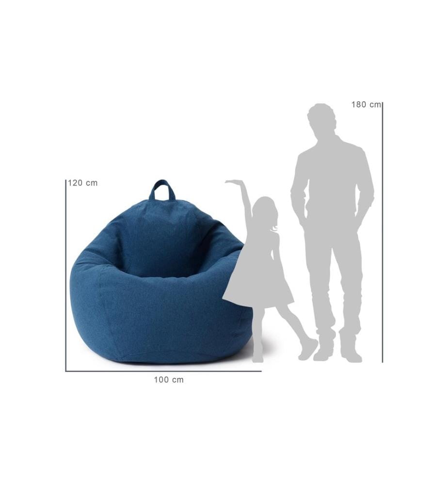 Lumaland - Sitzsack Comfort Line 315 L, Dunkelblau