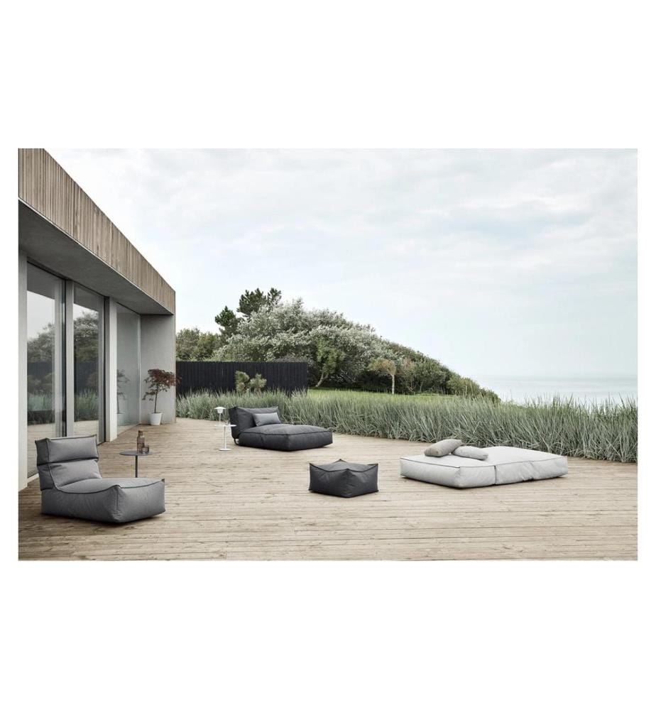 BLOMUS - Pouf Stay Hellblau