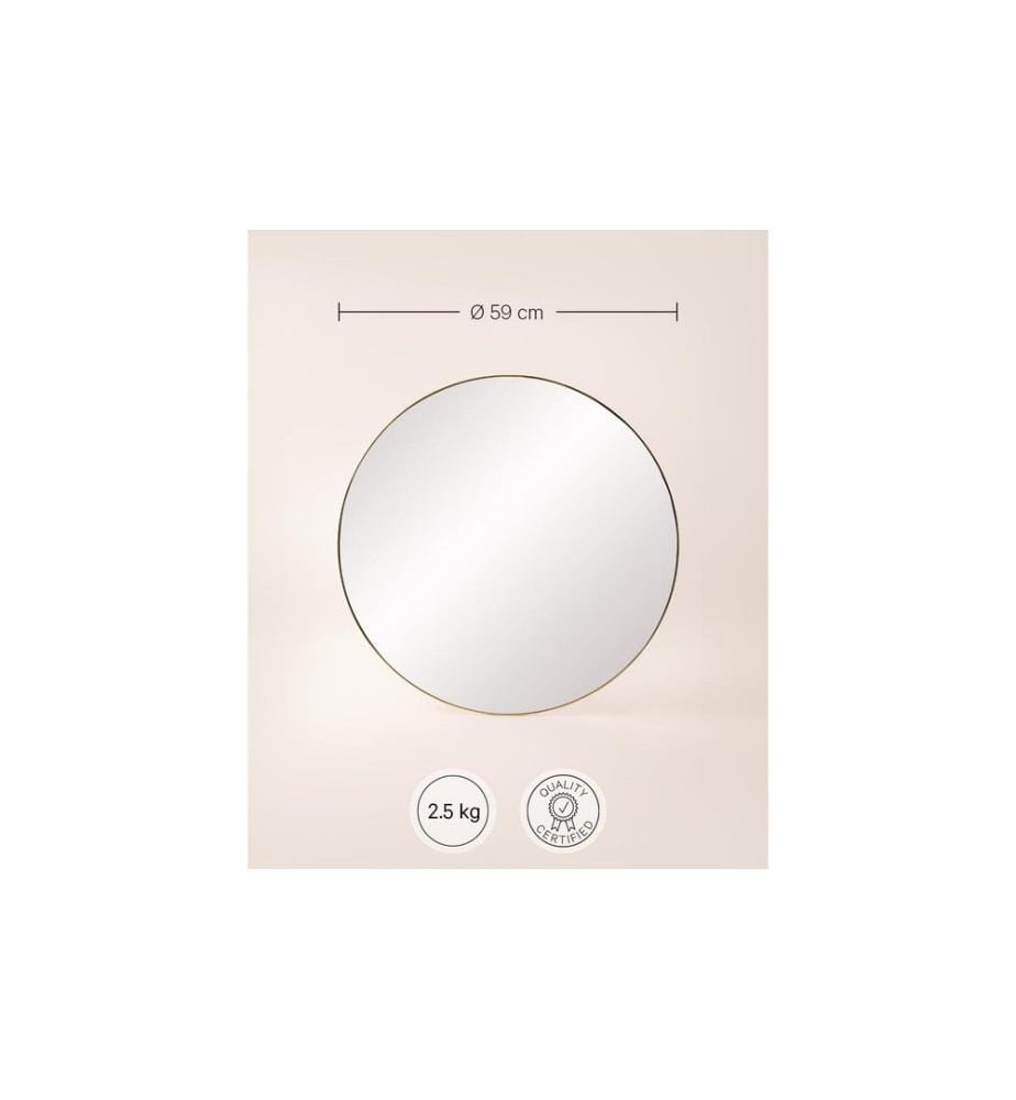Esmée Miroir Ø 59 cm, Doré