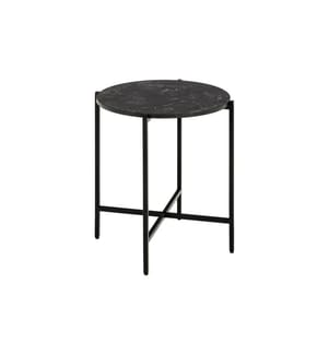 AC Design - Table basse Lamoine Noir, Ø 40 x 45 cm