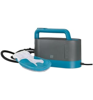 Lichterblitz - Dampfreiniger 1200 W Grau/Blau Set 15-tlg