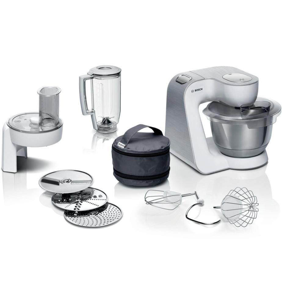 BOSCH - Küchenmaschine Serie 4 MUM 5 Silber/Weiss