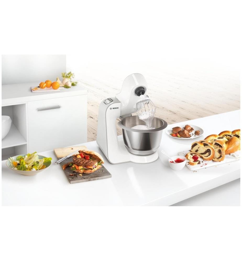 BOSCH - Küchenmaschine Serie 4 MUM 5 Silber/Weiss