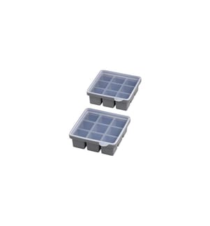 APS - Moule à glaçon avec couvercle Lot de 2