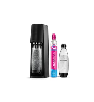 Sodastream - Wassersprudler Terra Schwarz, Megapack