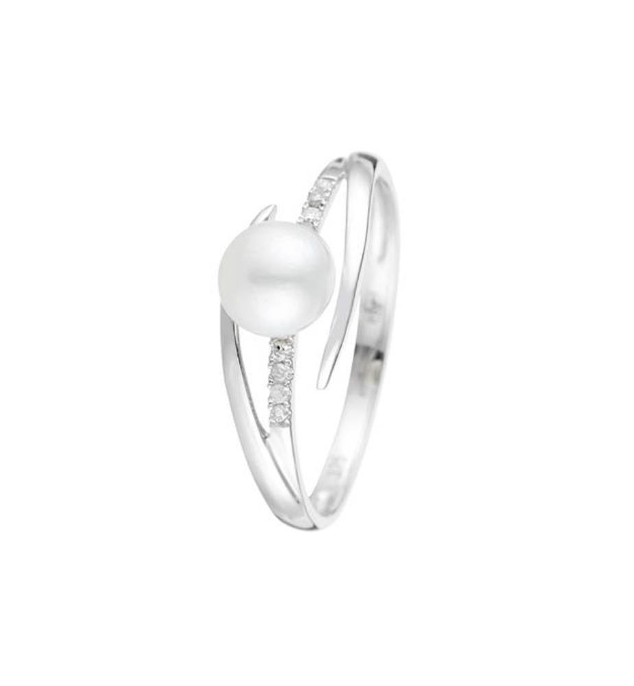 Diamanta Makira ring - White gold 375/1000 | DeinDeal