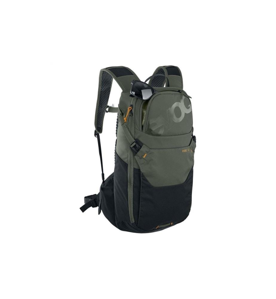 evoc - Sac à dos Ride 12 L, Dark Olive / Black