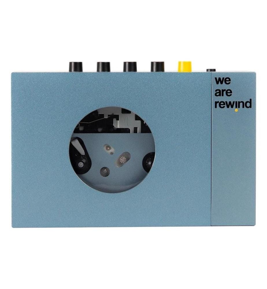 CE Portabler Kassettenspieler we are rewind Blau