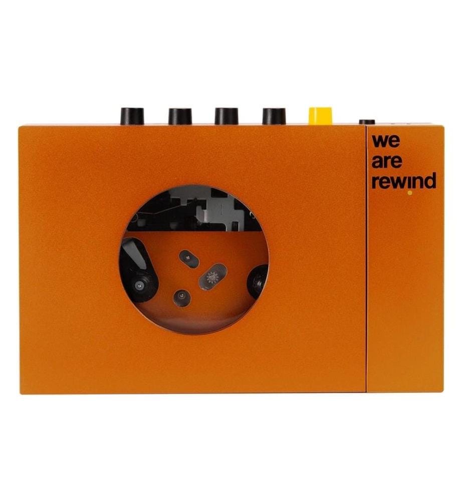 CE Portabler Kassettenspieler we are rewind Orange