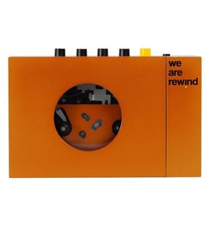 CE Lecteur de cassettes portable we are rewind Orange