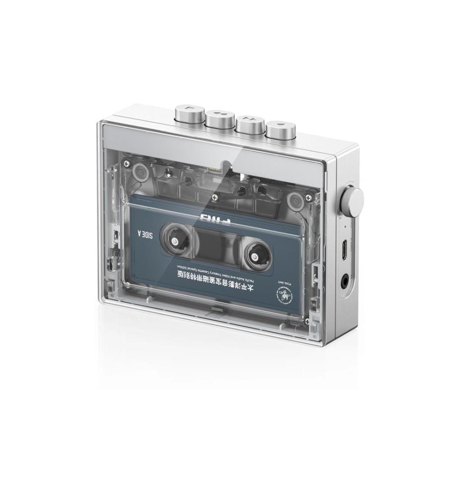 FiiO - Portabler Kassettenspieler CP13 Silber; Transparent