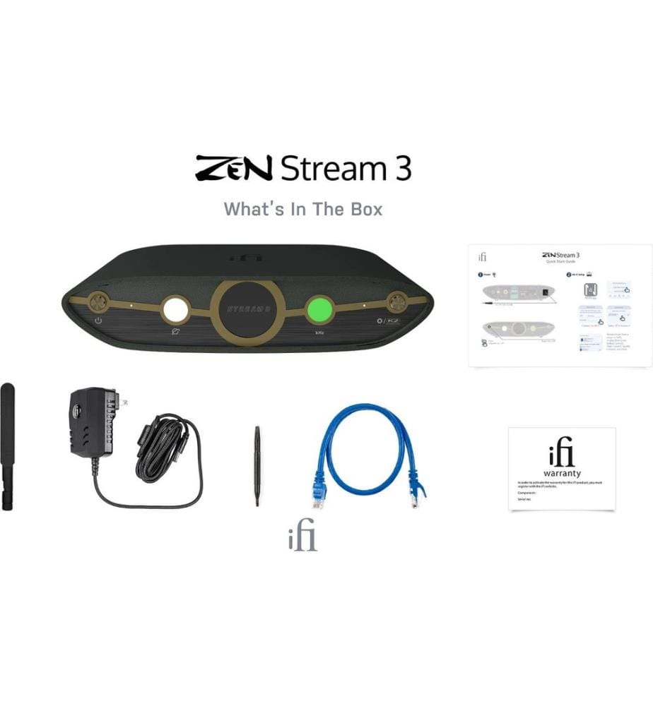 iFi Audio - Lecteur audio réseau ZEN en streaming 384 kHz, 32 bits
