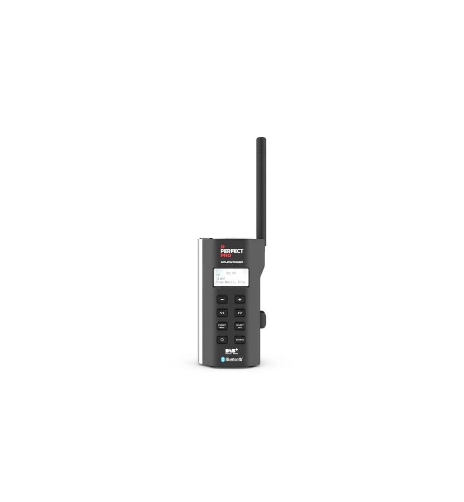Perfectpro - DAB+ Radio SOLOWORKER Schwarz