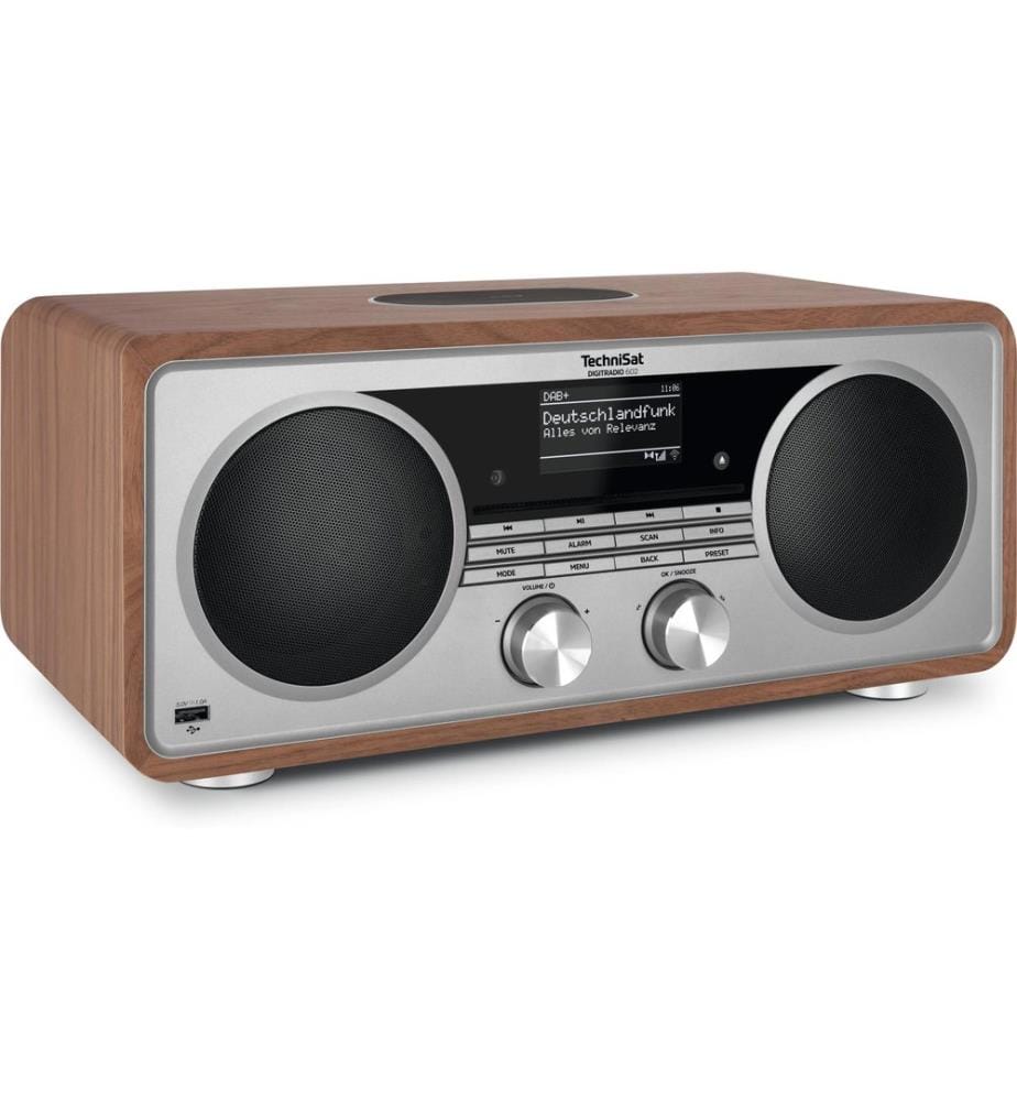 TECHNISAT - Radio DAB+ DigitRadio 602 Brun/Argenté