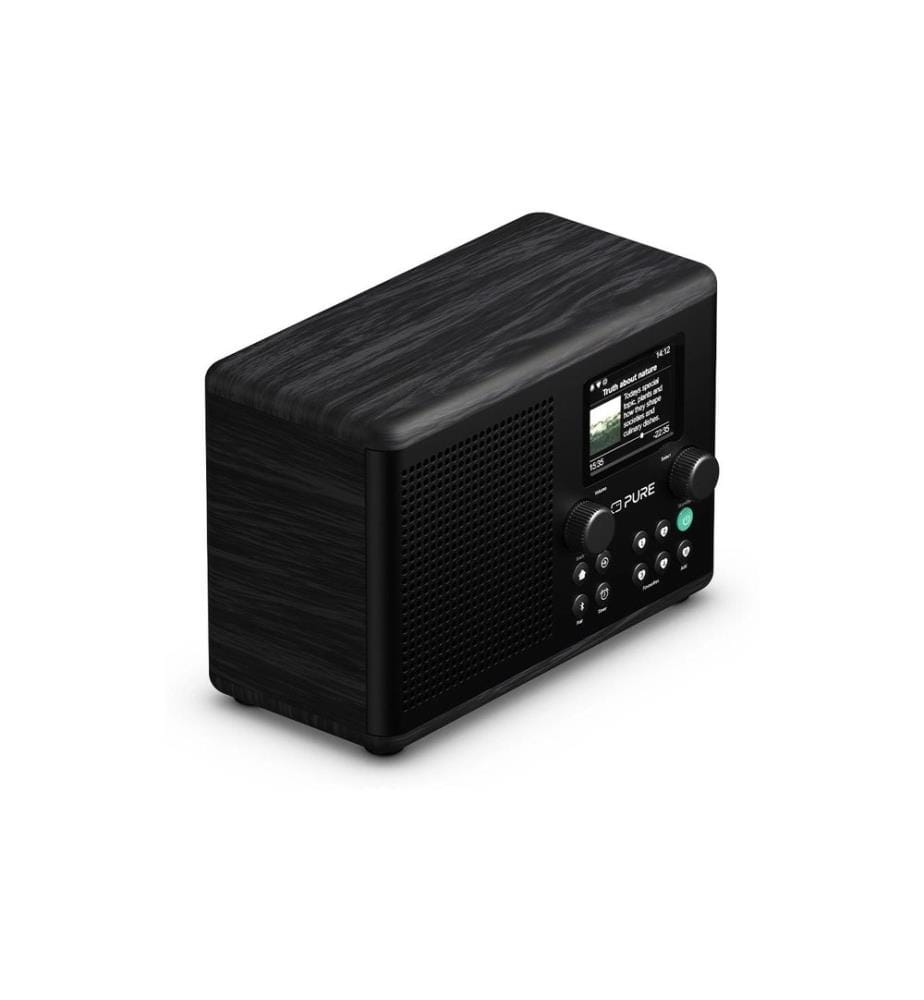 PURE - DAB+ Radio Classic H4i Schwarz/Esche Schwarz