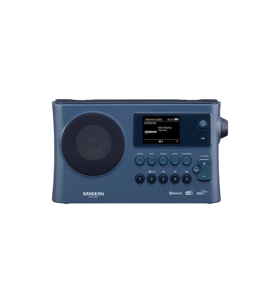 SANGEAN - Radio WFR-28BT Bleu foncé