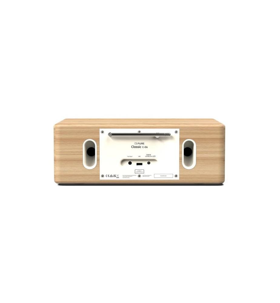 PURE - Radio DAB+ Classic C-D6 Chêne/Blanc