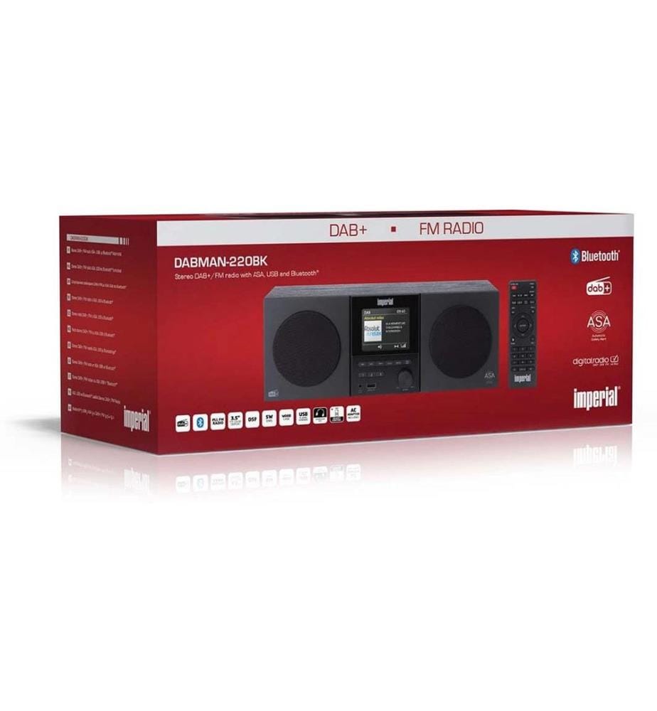 IMPERIAL - DAB+ Radio DABMAN-220BK Schwarz