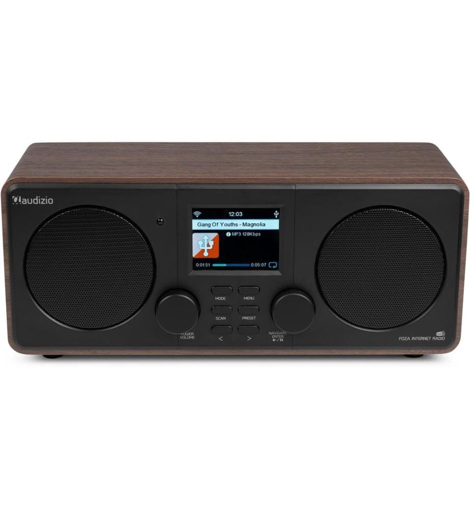 AUDIZIO - DAB+ Radio Foza Braun/Schwarz