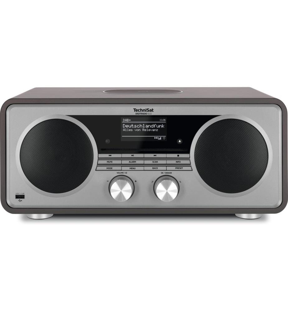 TECHNISAT - Radio DAB+ DigitRadio 602 Anthracite/Argenté