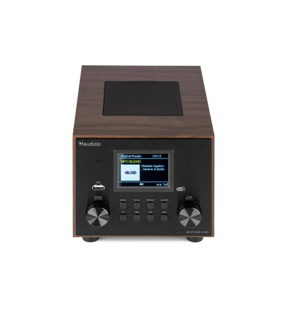 AUDIZIO - DAB+ Radio Vieste Schwarz/Braun