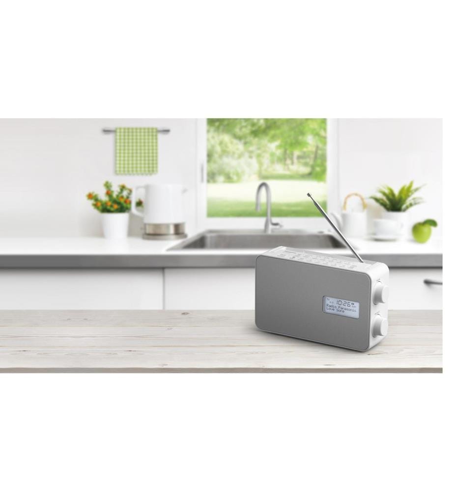 PANASONIC - Radio DAB+ RF-D30BTEG Blanc