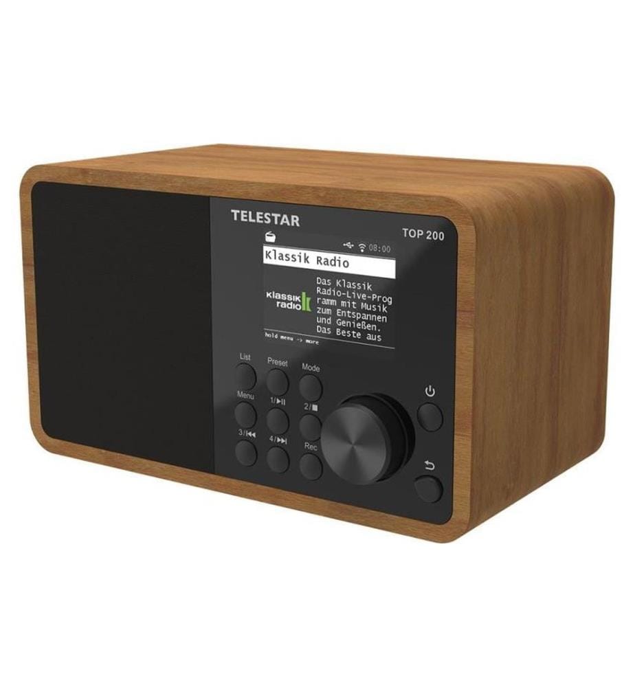 Telestar - Internet Radio TOP 200 Braun/Holz