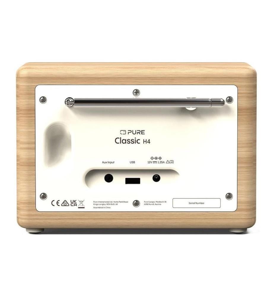 PURE - DAB+ Radio Classic H4 Eiche/Weiss