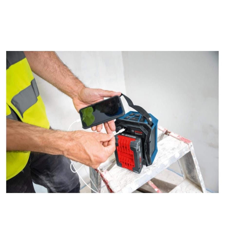BOSCH - Professional Bluetooth Lautsprecher PRO GPB 18V-1 C Blau/Schwarz