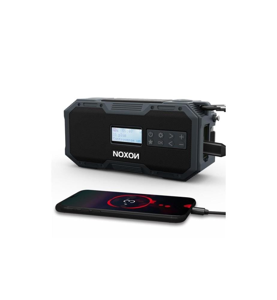 Noxon - Radio DAB+ Dynamo Solar 411 Anthracite