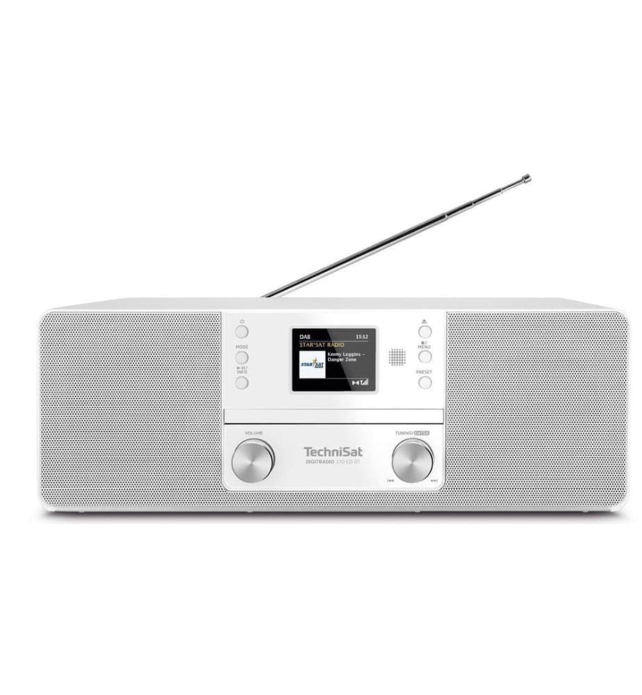 TECHNISAT - Radio DAB+ DigitRadio 370 CD BT Blanc