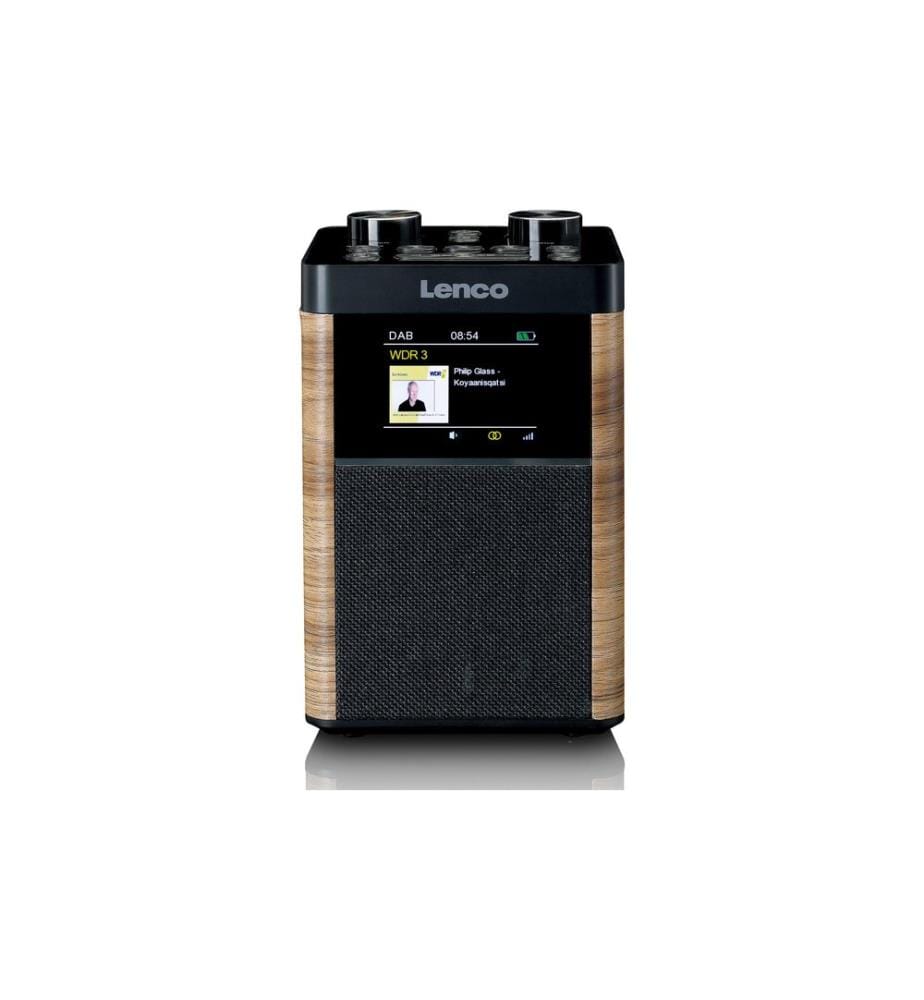 Lenco - DAB+ Radio PDR-060WD Schwarz/Weiss