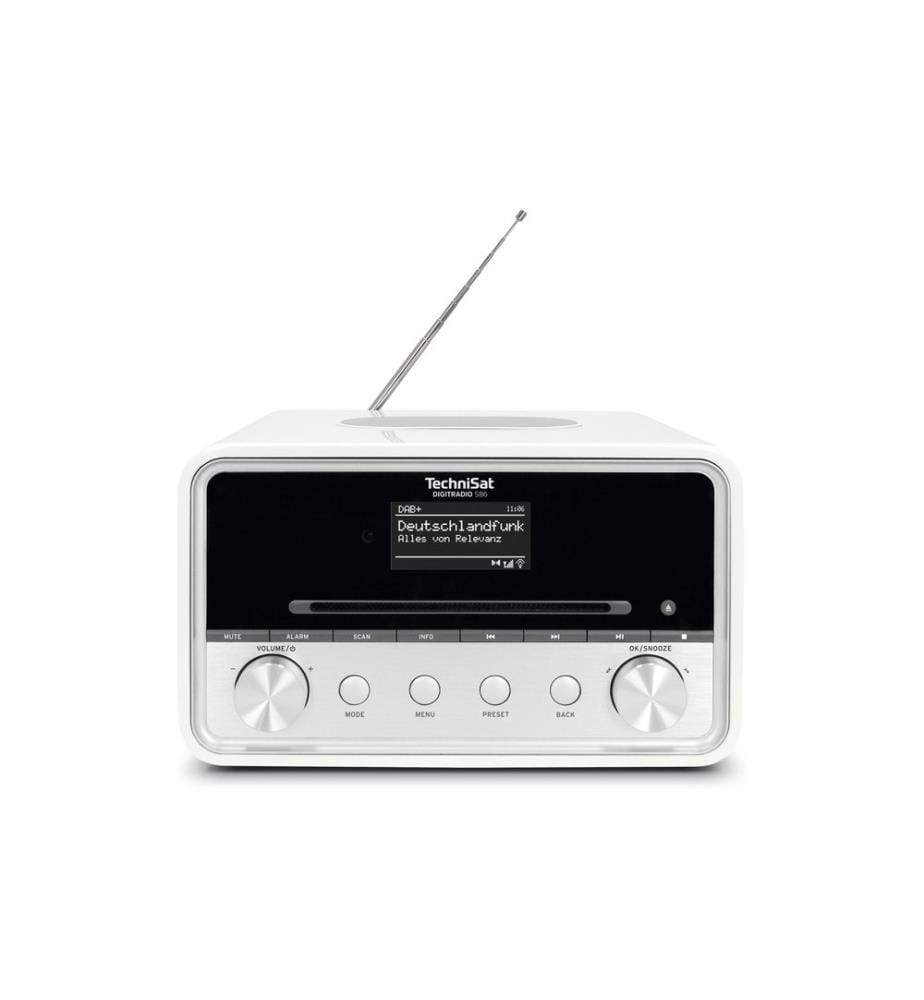 TECHNISAT - DAB+ Radio DigitRadio 586 Silber/Weiss